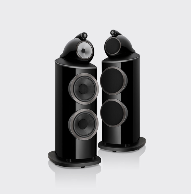 Bowers & Wilkins 801 D4 Hoogglans Zwart