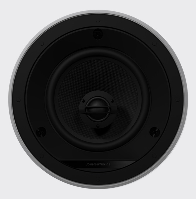 Bowers & Wilkins CCM665 Zwart (wit front)