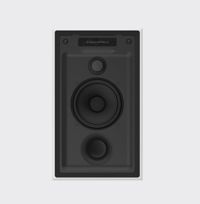 Bowers & Wilkins CWM7.5 S2 Zwart (wit front) 