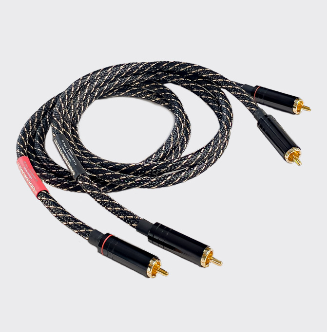 GOLDKABEL Edition Harmony Cinch Zwart 0,50m