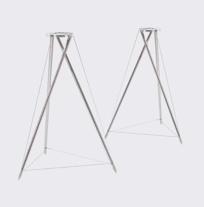 Q Acoustics Tensegrity Speaker Stands Zilver