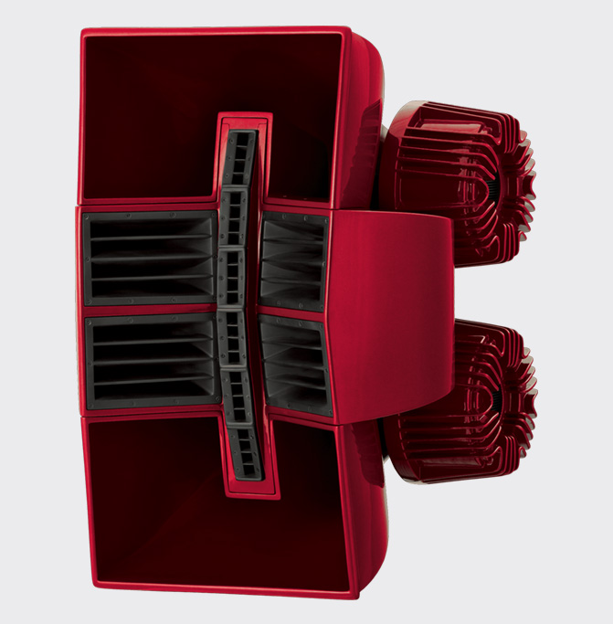 Void Acoustics Air Array Zwart-Rood