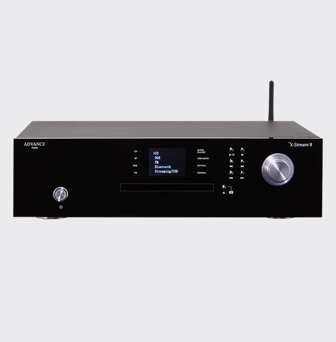 Advance Acoustics X-Stream 9 Multi-Source Netwerkstreamer Zwart