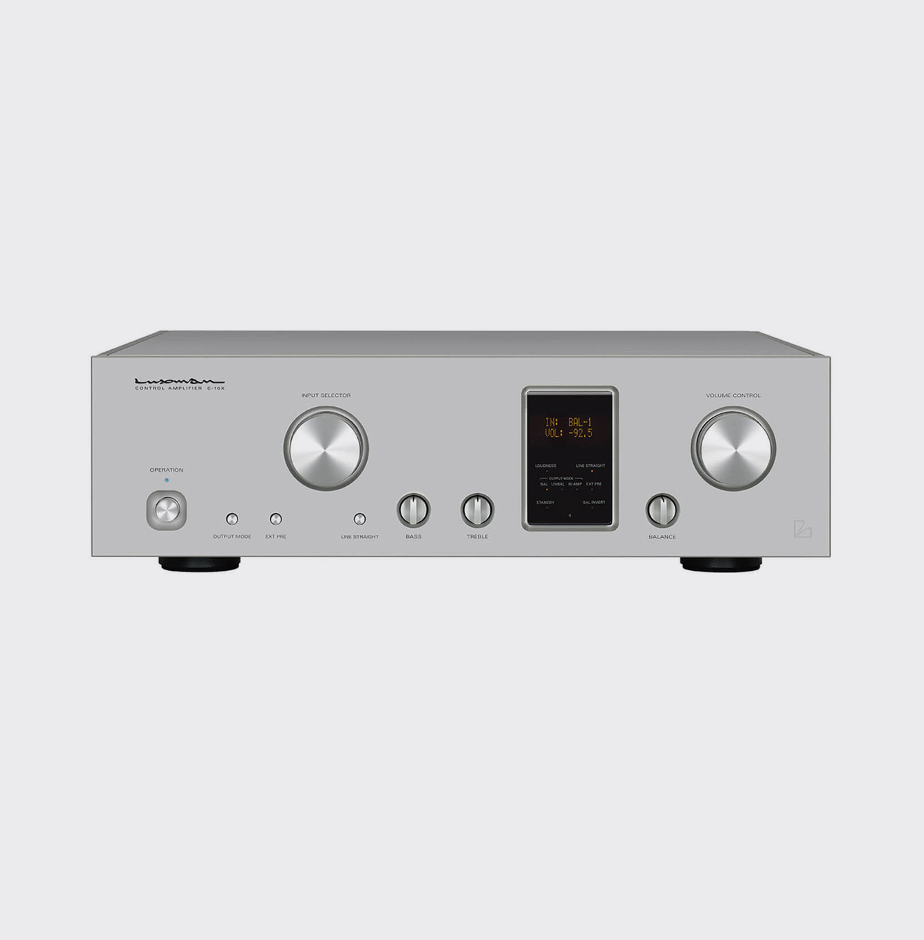 Luxman C-10X Zilver