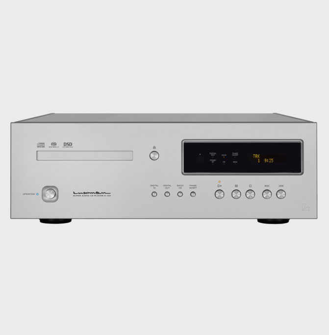 Luxman D-10X Zilver