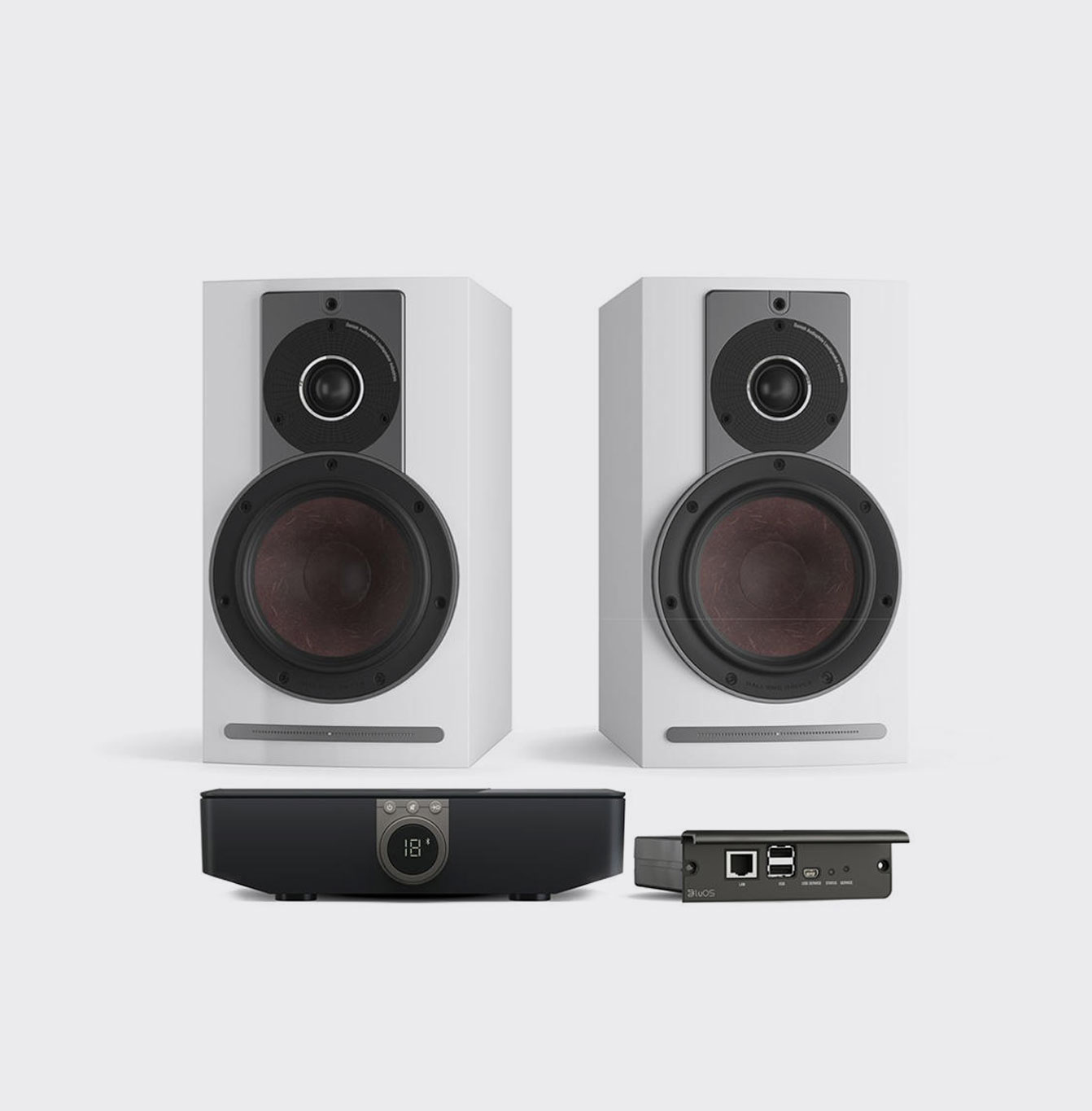 Dali Rubicon 2 C + Sound Hub Hoogglans wit