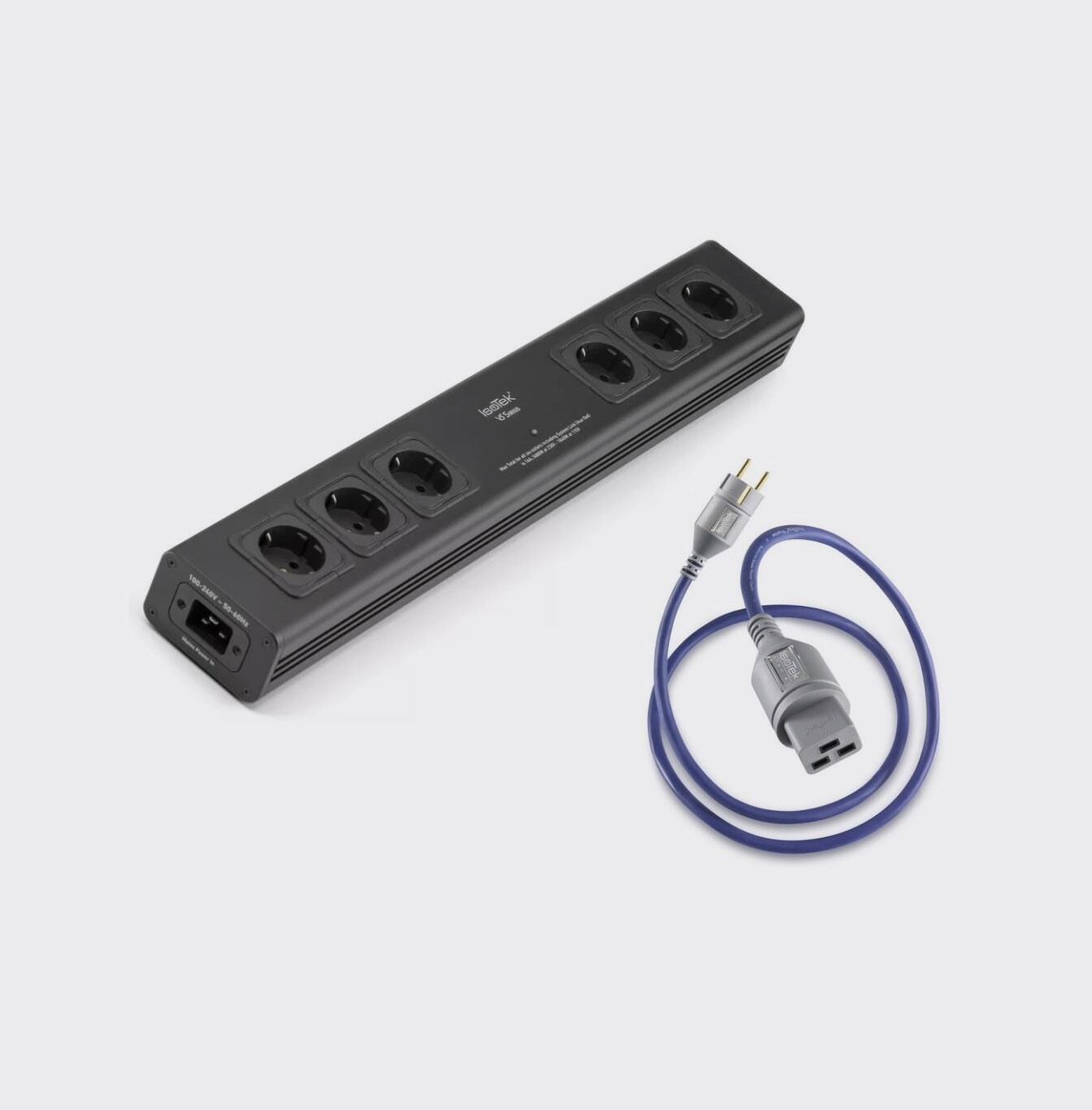 IsoTek V5 Sirius + EVO3 Premier kabel Zwart