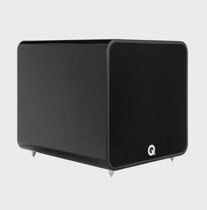 Q Acoustics Q B12 Hoogglans Zwart