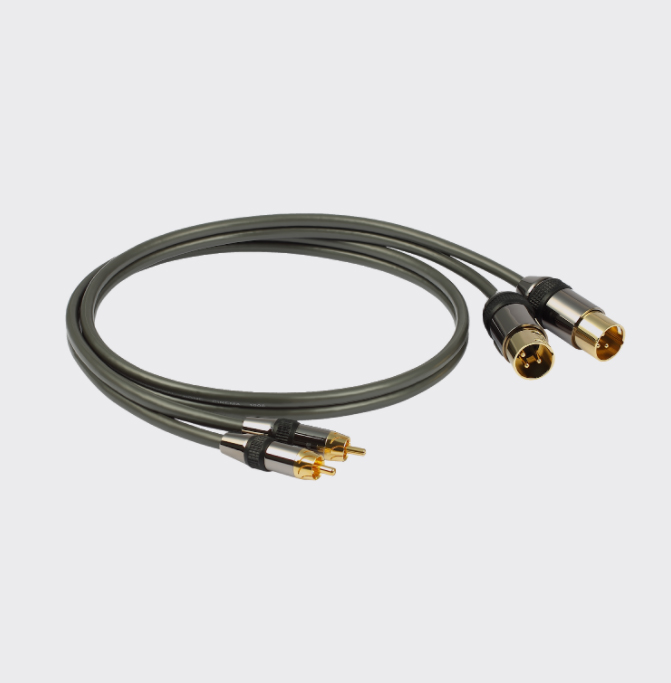 GOLDKABEL Profi RCA-XLR Stereo 1 Meter